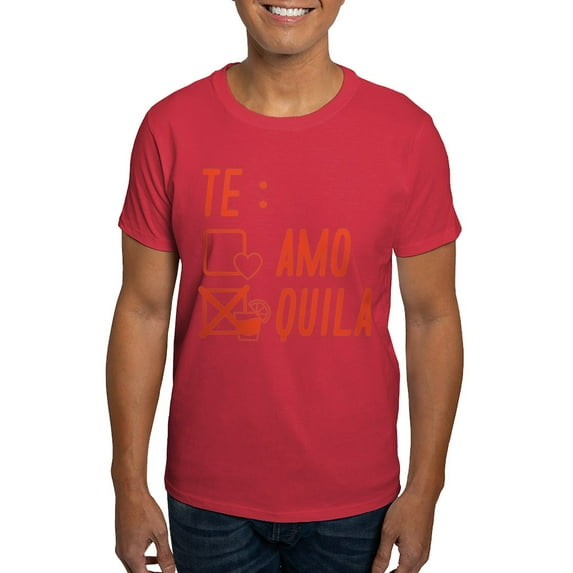 CafePress - Te Amote Quila Dark T Shirt - Men's Classic Graphic Cotton T-Shirt