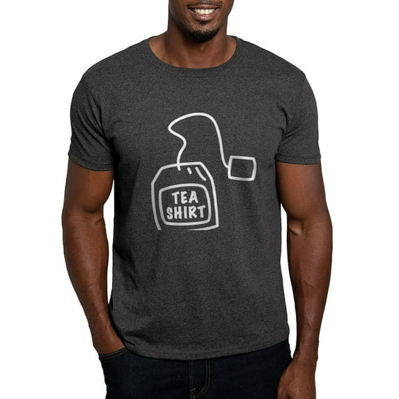 CafePress - Tea Shirt Dark T Shirt - Men's Classic Graphic Cotton T-Shirt