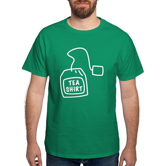 CafePress - Tea Shirt Dark T Shirt - Men's Classic Cotton T-Shirts