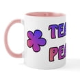 thumbnail image 1 of CafePress - Teach Peace - 11 oz Ceramic Mug - Novelty Coffee Tea Cup, 1 of 6
