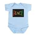 thumbnail image 1 of CafePress - Teach Peace Infant Bodysuit - Baby Light Bodysuit, Size Newborn - 24 Months, 1 of 4
