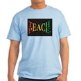 thumbnail image 1 of CafePress - Teach Peace Light T Shirt - Men's Classic Graphic T-Shirt, 1 of 4