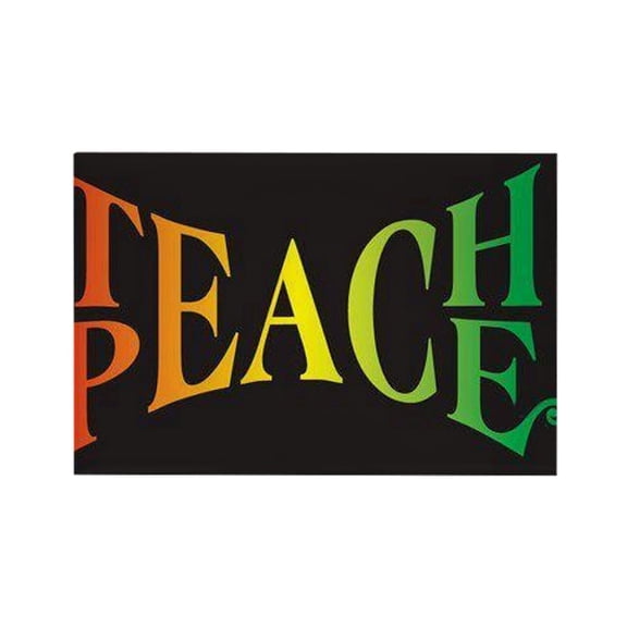 CafePress - Teach Peace - Rectangle Magnet, 2"x3" Refrigerator Magnet