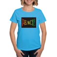 thumbnail image 1 of CafePress - Teach Peace T Shirt - Women's Traditional Fit Dark T-Shirt, 1 of 4