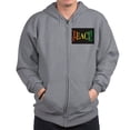 thumbnail image 1 of CafePress - Teach Peace Zip Hoodie - Zip Hoodie, Classic Hooded Sweatshirt with Metal Zipper, 1 of 4