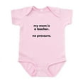 thumbnail image 1 of CafePress - Teacher Mom Pressure Body Suit/Onesie - Baby Light Bodysuit, Size Newborn - 24 Months, 1 of 4