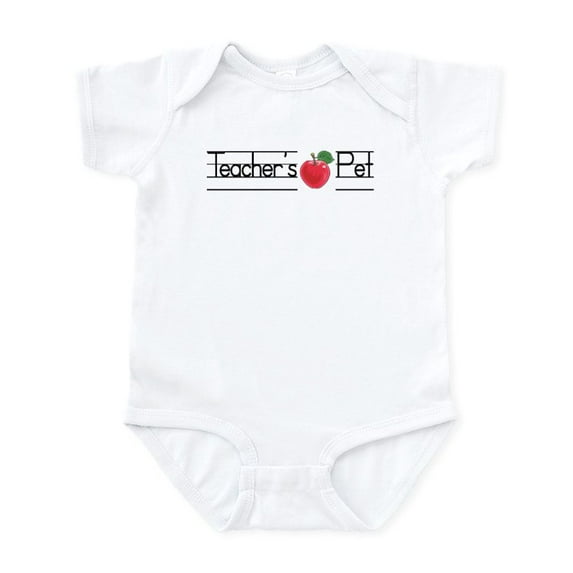 CafePress - Teacher's Pet Infant Bodysuit - Baby Light Bodysuit, Size Newborn - 24 Months