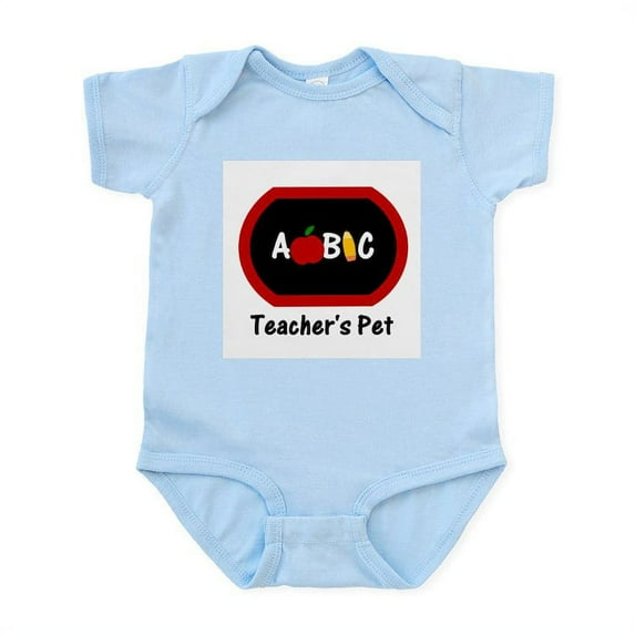 CafePress - Teacher's Pet Infant Creeper - Baby Light Bodysuit, Size Newborn - 24 Months