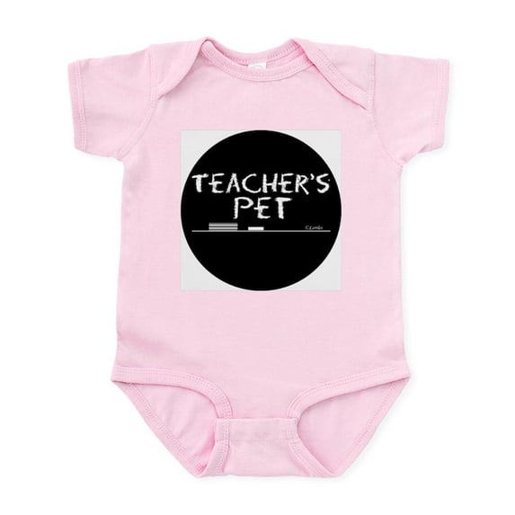 CafePress - Teacher's Pet Infant Creeper - Baby Light Bodysuit, Size Newborn - 24 Months