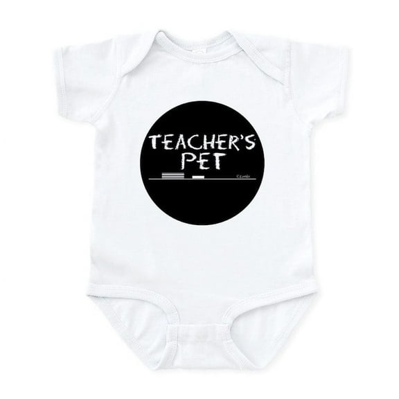 CafePress - Teacher's Pet Infant Creeper - Baby Light Bodysuit, Size Newborn - 24 Months