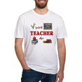 thumbnail image 1 of CafePress - Teachers Do It With Class Fitted T Shirt - Fitted T-Shirt, Vintage Fit Soft Cotton Tee, 1 of 4