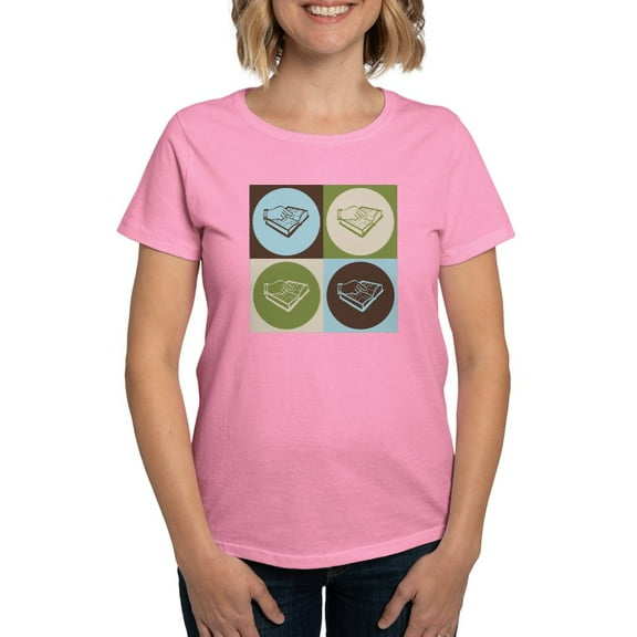 CafePress - Teaching The Visually Impaired Pop Art Women's Dar - Women's Traditional Fit Dark T-Shirt