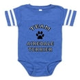 thumbnail image 1 of CafePress - Team Airedale Terrier - Cute Infant Baby Football Bodysuit, 1 of 3