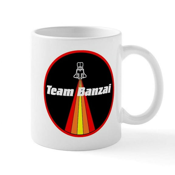 CafePress - Team Banzai Jet Car Mug - 11 oz Ceramic Mug - Novelty Coffee Tea Cup
