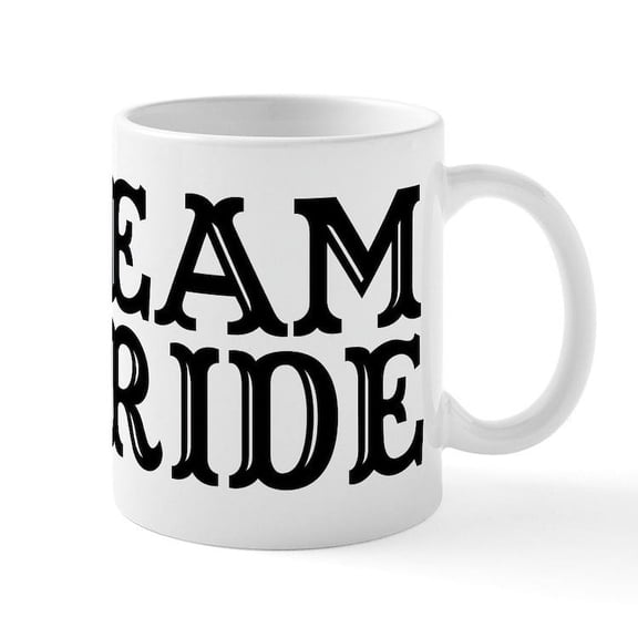 CafePress - Team Bride - 11 oz Ceramic Mug - Novelty Coffee Tea Cup