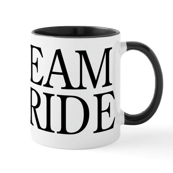 CafePress - Team Bride - 11 oz Ceramic Mug - Novelty Coffee Tea Cup