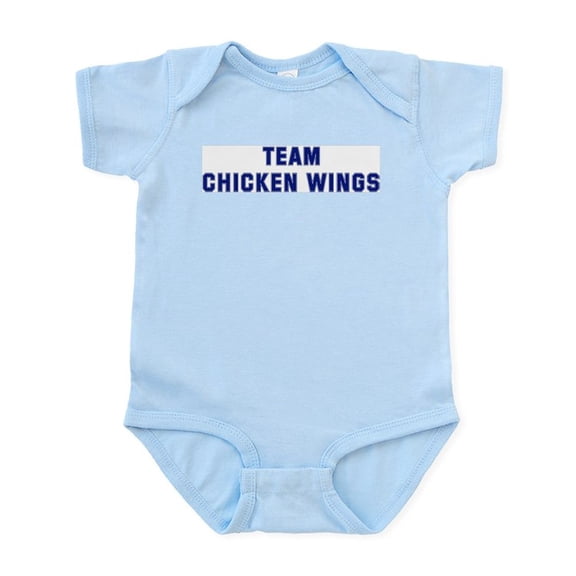 CafePress - Team CHICKEN WINGS Infant Bodysuit - Baby Light Bodysuit, Size Newborn - 24 Months