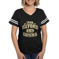 thumbnail image 1 of CafePress - Team Comma Gld T T Shirt - Womens Football Shirt, 1 of 4