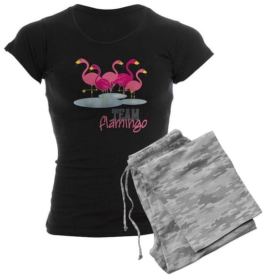 CafePress - Team Flamingo - Women's Dark Pajamas