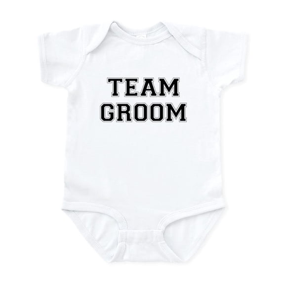 CafePress - Team Groom Infant Bodysuit - Baby Light Bodysuit, Size Newborn - 24 Months