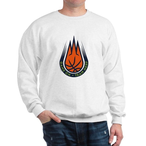CafePress - Team Nerf Basketball Sweatshirt - Crew Neck Sweatshirt