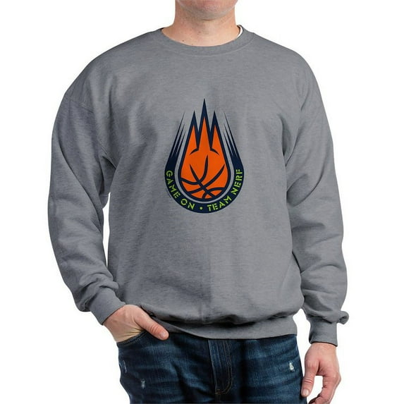 CafePress - Team Nerf Basketball Sweatshirt - Crew Neck Sweatshirt