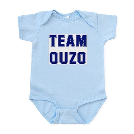CafePress - Team OUZO Infant Bodysuit - Baby Light Bodysuit, Size Newborn - 24 Months