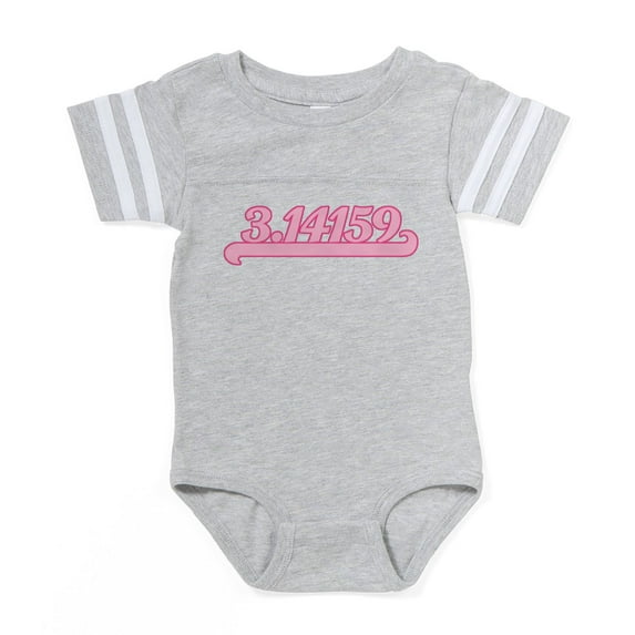 CafePress - Team Pi New_Pk - Cute Infant Baby Football Bodysuit