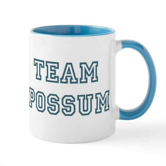 CafePress - Team Possum Mug - 11 oz Ceramic Mug - Novelty Coffee Tea Cup
