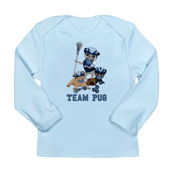 CafePress - Team Pug Lacrosse Ts An Long Sleeve Infant T Shirt - Long Sleeve Infant T-Shirt
