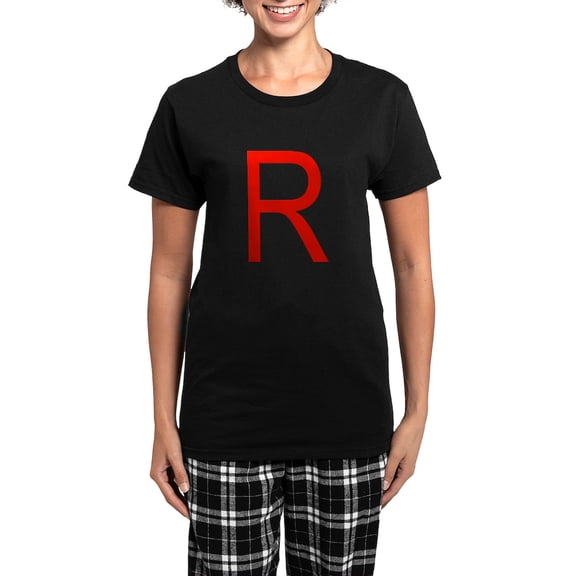 CafePress - Team Rocket Women's Dark Pajamas - Women's Short Sleeve Print T-Shirt and Pants Dark Cotton Pajama Set
