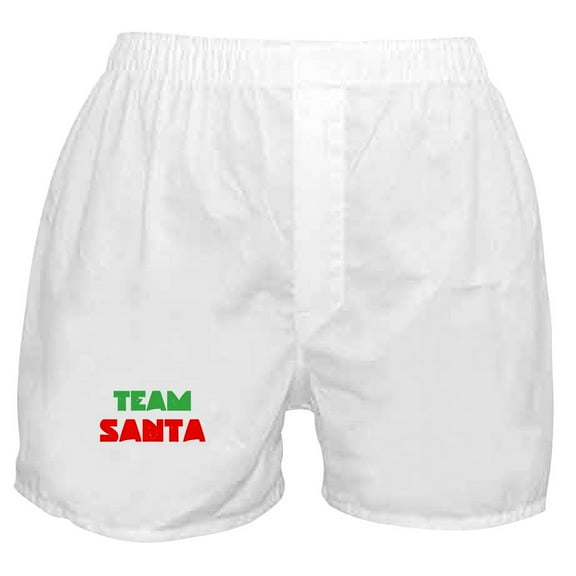 CafePress - Team Santa Boxer Shorts - Men's Novelty Boxer Shorts