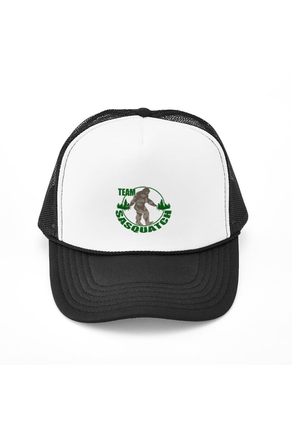 - Team Sasquatch - Adjustable Unisex Printed Trucker Hat with Mesh Back
