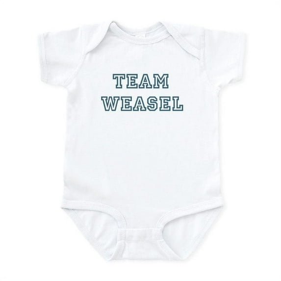 CafePress - Team Weasel Infant Bodysuit - Baby Light Bodysuit, Size Newborn - 24 Months