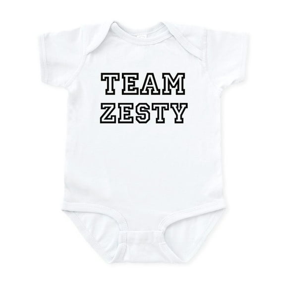 CafePress - Team ZESTY Infant Bodysuit - Baby Light Bodysuit, Size Newborn - 24 Months