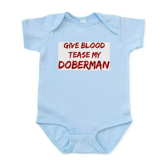 CafePress - Tease Adoberman Infant Bodysuit - Baby Light Bodysuit, Size Newborn - 24 Months