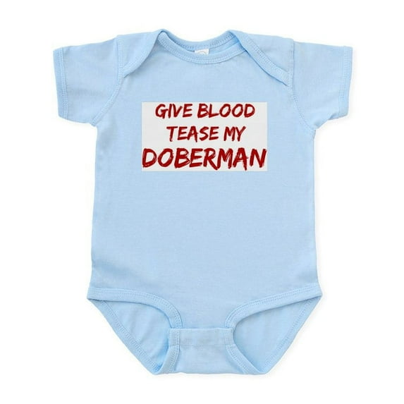 CafePress - Tease Adoberman Infant Bodysuit - Baby Light Bodysuit, Size Newborn - 24 Months