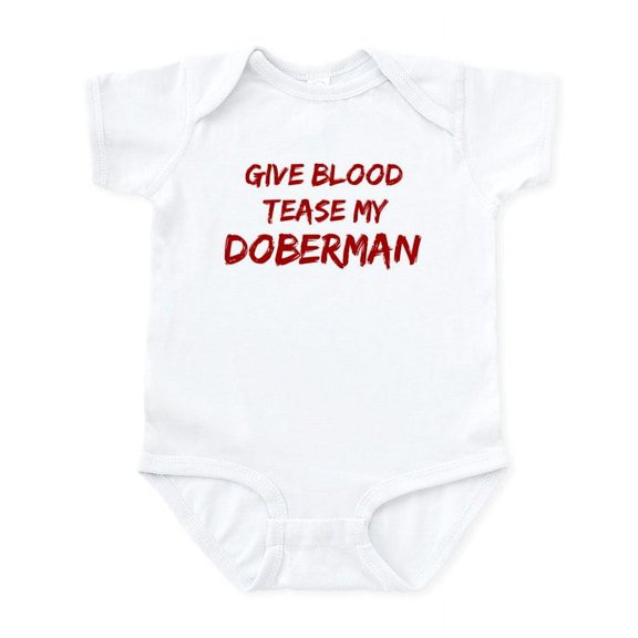 CafePress - Tease Adoberman Infant Bodysuit - Baby Light Bodysuit, Size Newborn - 24 Months