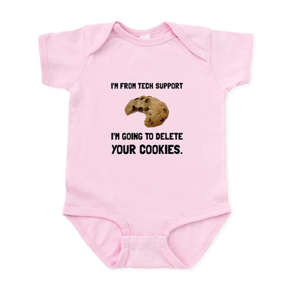 CafePress - Tech Support Cookies Body Suit - Baby Light Bodysuit, Size Newborn - 24 Months
