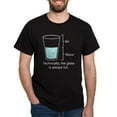 thumbnail image 1 of CafePress - Technically The Glass Is Always Full Dark T Shirt - Men's Classic Graphic Cotton T-Shirt, 1 of 4