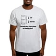 thumbnail image 1 of CafePress - Technically, The Glass Is Always Full T Shirt - Men's Classic Graphic T-Shirt, 1 of 4