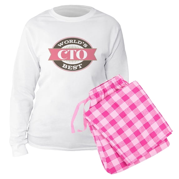 CafePress - Technology Officer CTO - Women's Long Sleeve Relaxed Fit Cotton Light Pajama Set