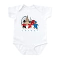 thumbnail image 1 of CafePress - Teddy Holding Hands Infant Bodysuit - Baby Light Bodysuit, Size Newborn - 24 Months, 1 of 4