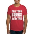 thumbnail image 1 of CafePress - Tell Your Boobs Dark T Shirt - Men's Classic Graphic Cotton T-Shirt, 1 of 4