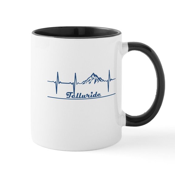 CafePress - Telluride Ski Resort Telluride Colorado Mugs - 11 oz Ceramic Mug - Novelty Coffee Tea Cup