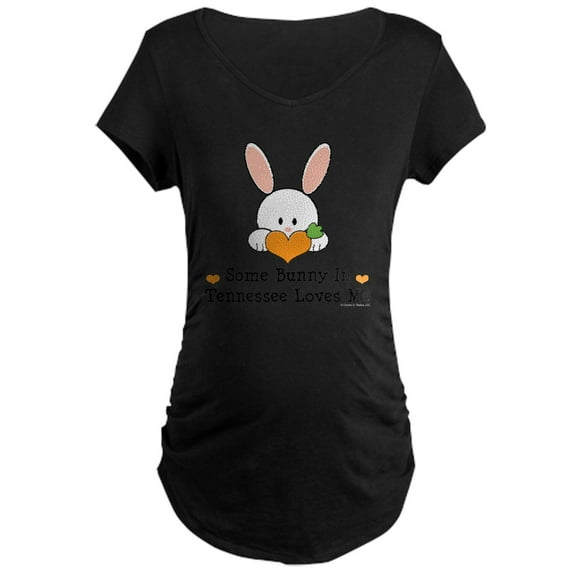 CafePress - Tennesseesomebunnylovesme Maternity Dark T Shirt - Maternity Dark T-Shirt