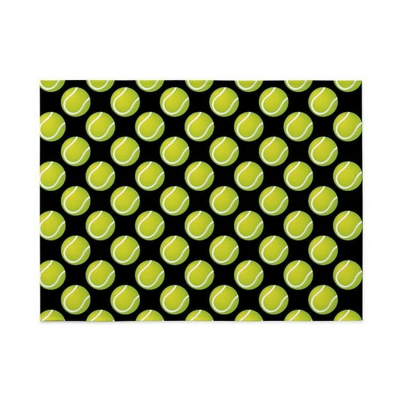 CafePress - Tennis Balls - Large Plush Fleece Throw Blanket, 80" L x 60" W