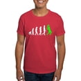 thumbnail image 1 of CafePress - Tennis Evolution (Green) T Shirt - Men's Classic Graphic Cotton T-Shirt, 1 of 4