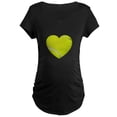 thumbnail image 1 of CafePress - Tennis Heart Maternity T Shirt - Maternity Dark T-Shirt, 1 of 3