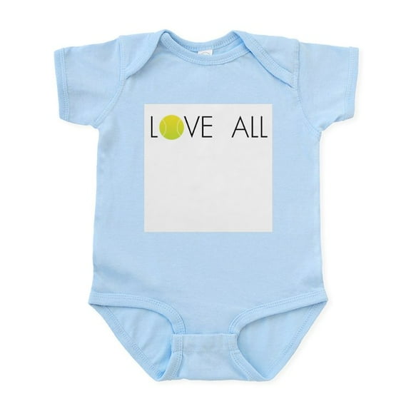 CafePress - Tennis LOVE ALL Infant Bodysuit - Baby Light Bodysuit, Size Newborn - 24 Months